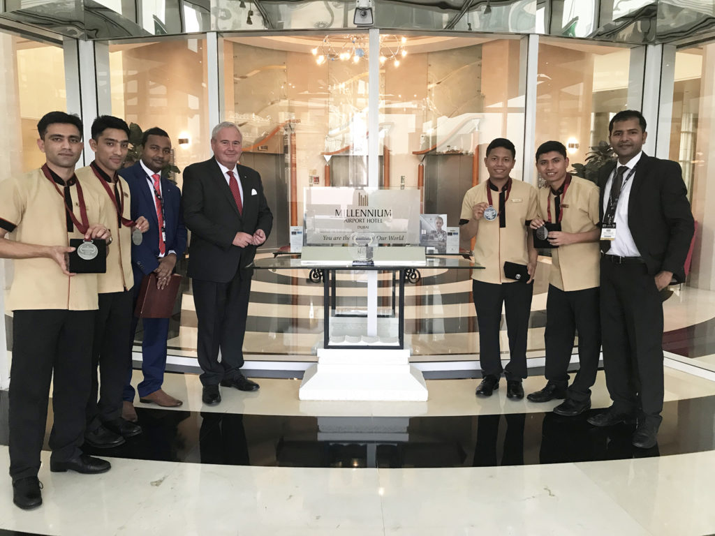 Millennium Airport Hotel Dubai Wins 1st Runner Up Title in  ‘The Middle East Housekeepers League of Champions’ Competition