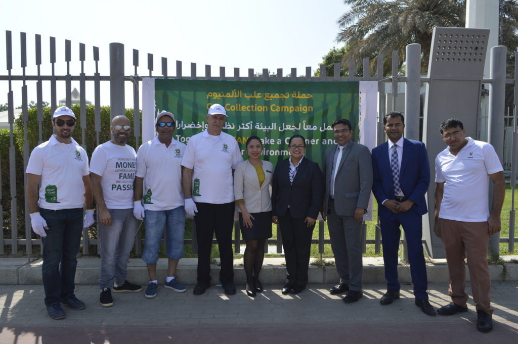 Millennium Airport Hotel Dubai Supports Can Collection Drive  Organised by Emirates Environmental Group