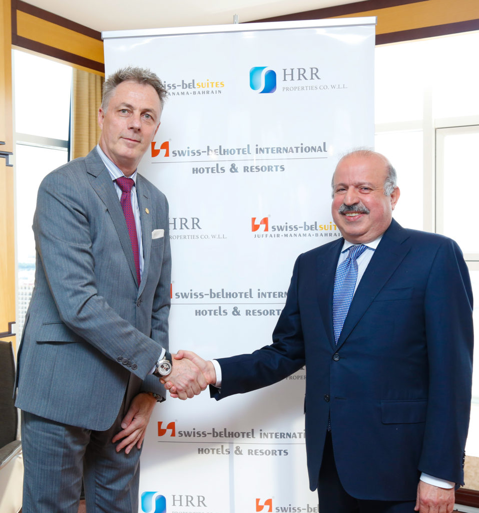 Swiss-Belhotel International Signs a Management Agreement for  Swiss-Belsuites Admiral Juffair with HRR Properties W.L.L. in Bahrain