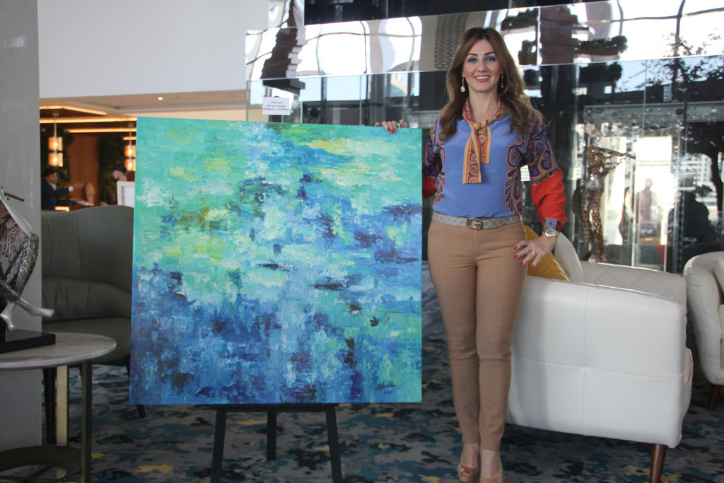 ‘Bloom’ – An Abstract Exhibition by Acclaimed UAE-Based Artist Nada Al Barazi Opens at Central Hotels