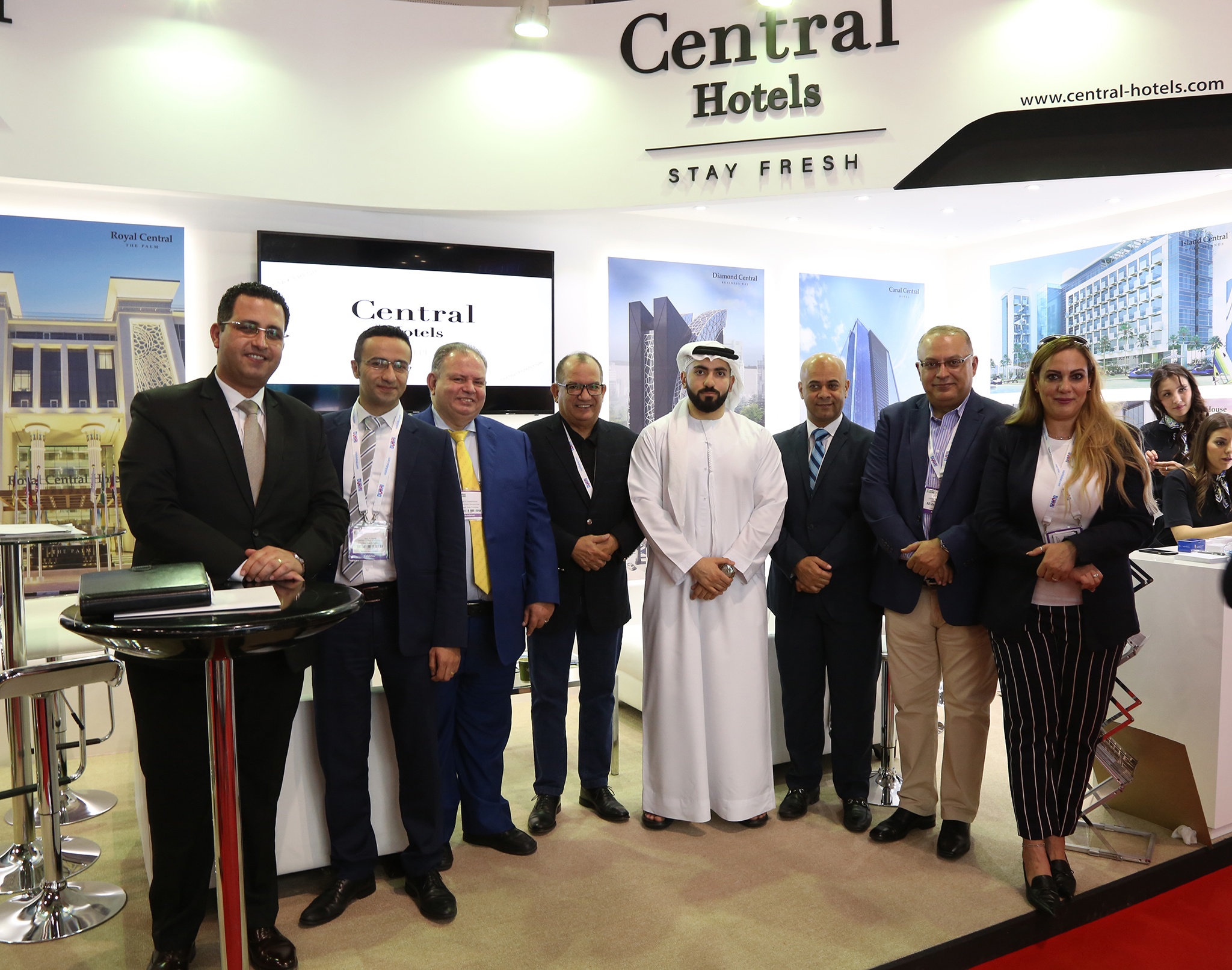 Mr. Abdulla Al Abdulla Chief Operating Officer for Central Hotels along with his team