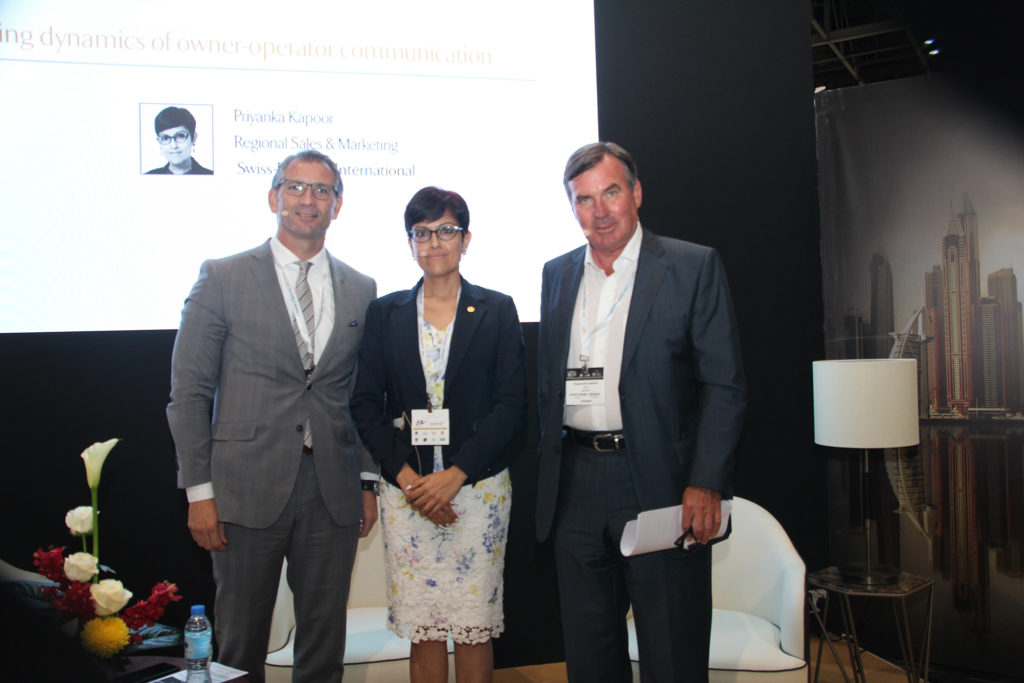 Priyanka Kapoor, Regional Director of Sales and Marketing, Swiss-Belhotel International Speaks on Owner-Operator Relations at Hospitality Leadership Forum at The Hotel Show