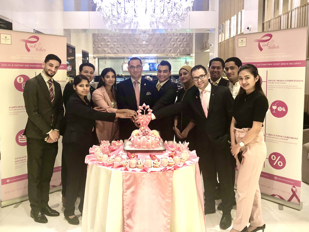 Millennium Plaza Hotel Participates in  Breast Cancer Awareness Campaign