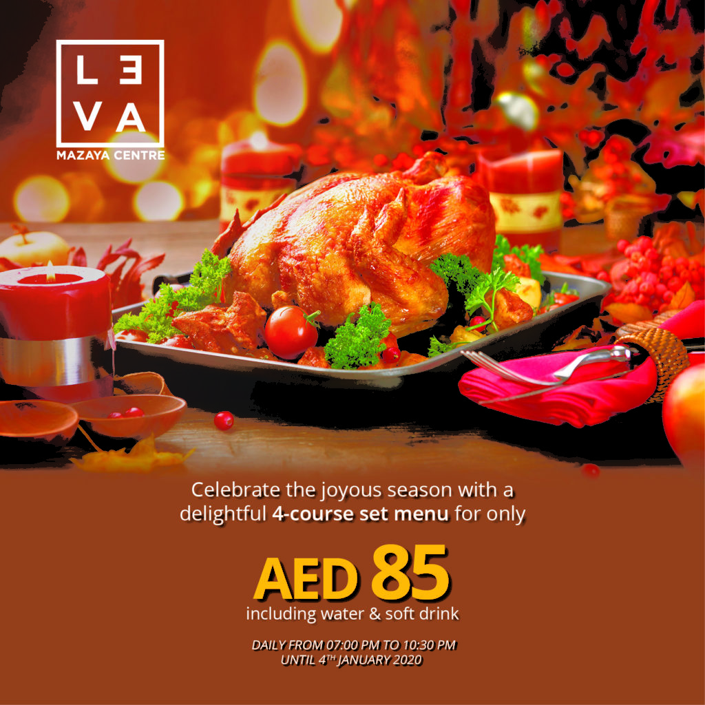 Celebrate the Festive Season with  LEVA Mazaya Centre Dubai