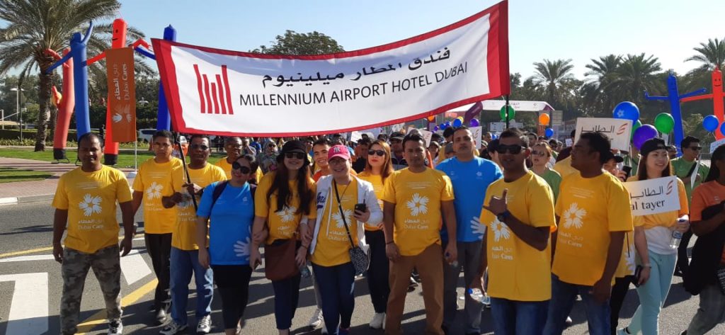 Millennium Airport Hotel Dubai Supports  ‘Dubai Cares Walk for Education’